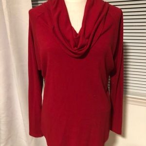 Karen Kane Red Cowl Neck NWOT Sweater Size Small